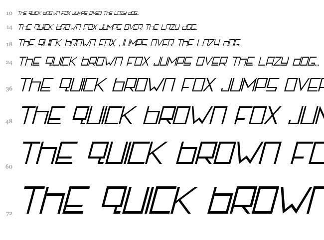 Rotterdamz font waterfall